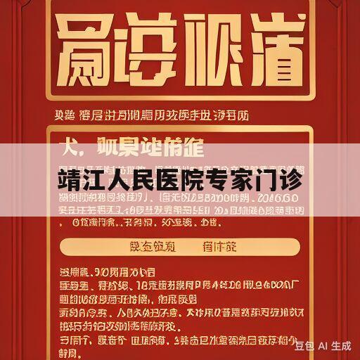 靖江人民医院专家门诊