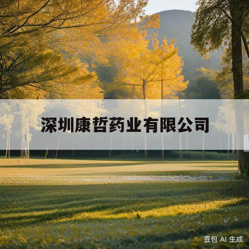 深圳康哲药业有限公司