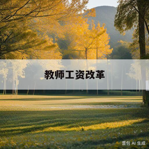 教师工资改革